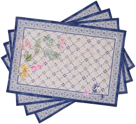 Maison d' Hermine Placemats Set of 4 Reusable 100% Cotton (13"x19")