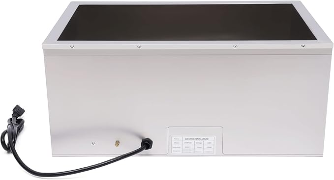 Electric Bain Marie, 600W 5-Pan Commercial Portable Steam Table Food Warmer, 20Qt Stainless Steel Canteen Buffet Warmer Electric Food Warmers and Servers for Parties, Buffets, Hotels