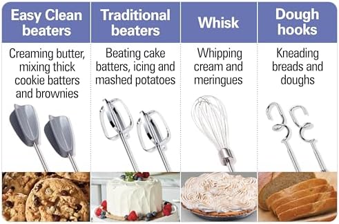 Hamilton Beach 6-Speed Electric Hand Mixer With Easy Clean Beaters