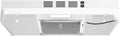 SNDOAS 24 inch Range Hood,230 CFM Under Cabinet Range Hood White,Hard Wired Ductless Range Hood Convertible Ducted,White Spray Painting Stainless Kitchen Hood with 2-Speed Fan,Rocker Switch