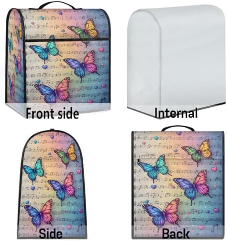 Butterfly Retro Kitchen Aid Covers Foldable Washable Stand Mixer Dust Cover