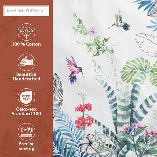 Maison d' Hermine Placemats Set of 4 Reusable 100% Cotton (13"x19")