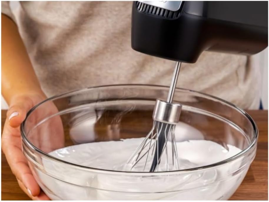 Oster 2109597 7-speed 250-Watt Classic Hand Mixer with Super Aerator Whisk Black