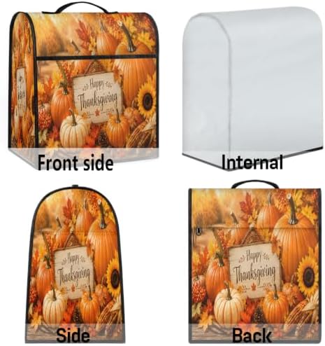 Thanksgiving Kitchen Aid Cover Foldable Washable Stand Mixer Dust Cover