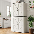 IDEALHOUSE 70" Kitchen Pantry Storage Cabinet with 3 Adjustable Shelves