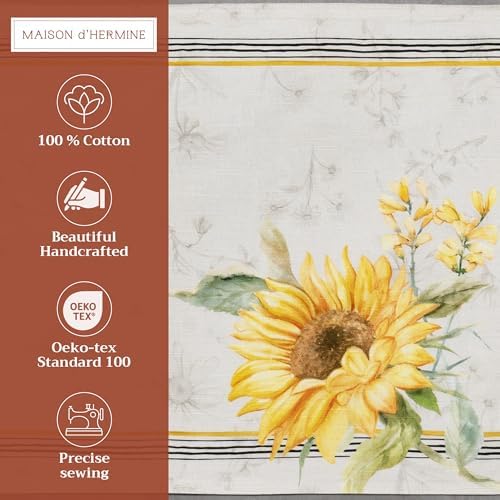 Maison d' Hermine Placemats Set of 4 Reusable 100% Cotton (13"x19")