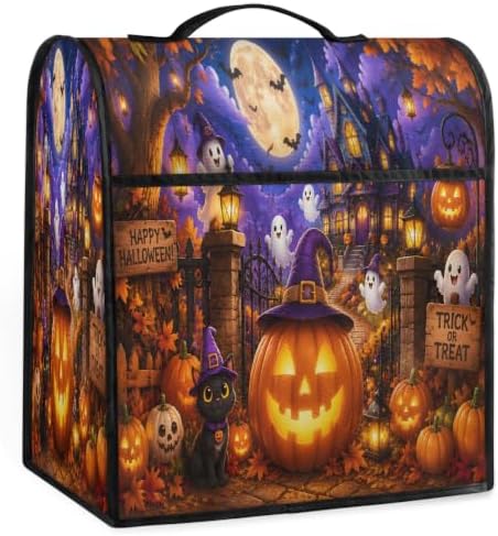 Halloween Kitchen Aid Cover Foldable Washable Stand Mixer Dust Cover