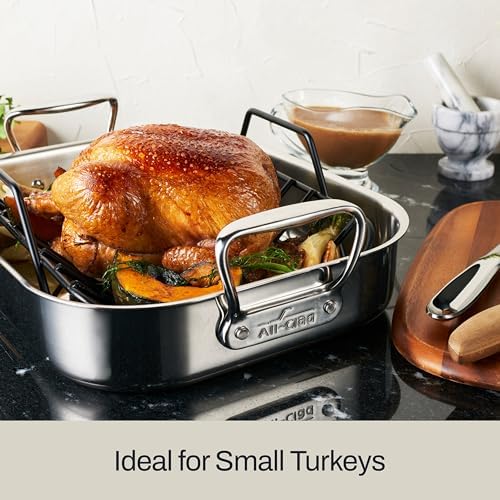 All-Clad Specialty Stainless Steel, 13" x 16" Roaster with rack