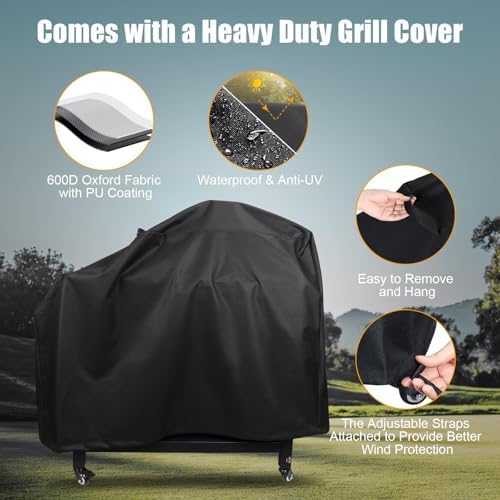 Foldable Cart for Ninja Woodfire Grill Stand OG700/OG800/OG900/OG321/OO101