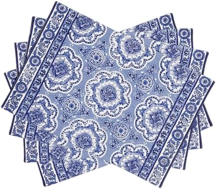 Maison d' Hermine Placemats Set of 4 Reusable 100% Cotton (13"x19")