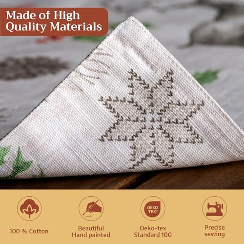 Maison d' Hermine Placemats Set of 4 Reusable 100% Cotton (13"x19")