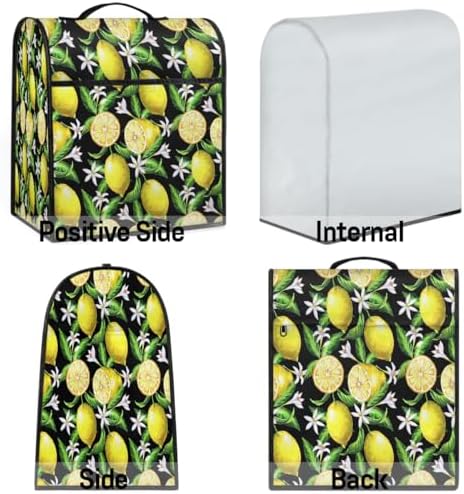 Summer Lemon Kitchen Aid Covers Foldable Washable Stand Mixer Dust Cover