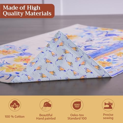 Maison d' Hermine Placemats Set of 4 Reusable 100% Cotton (13"x19")