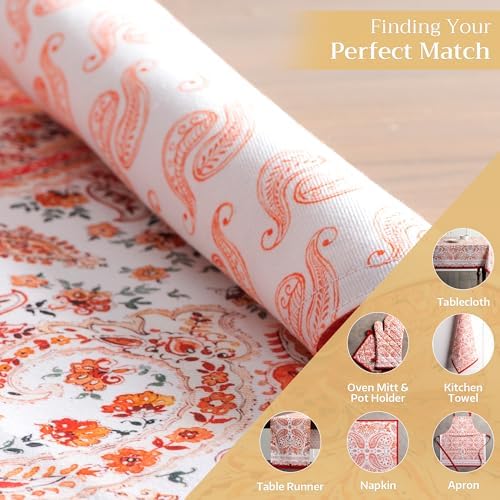 Maison d' Hermine Placemats Set of 4 Reusable 100% Cotton (13"x19")