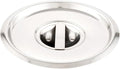 Restaurantware LID ONLY: Met Lux Lid For 4.25 Quart Bain Marie 1 Stainless Steel Lid For Bain Marie Pot - Built-In Handle Pot Sold Separately