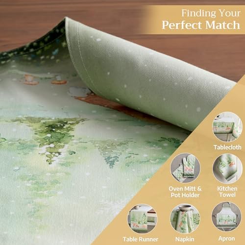 Maison d' Hermine Placemats Set of 4 Reusable 100% Cotton (13"x19")