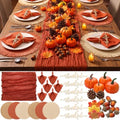 Batiyeer Fall Thanksgiving Table Placemats Decoration Set of 6 People
