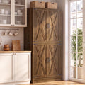 Unikito 71" Tall Kitchen Pantry Cabinet with Adjustable Shelves and Drawer