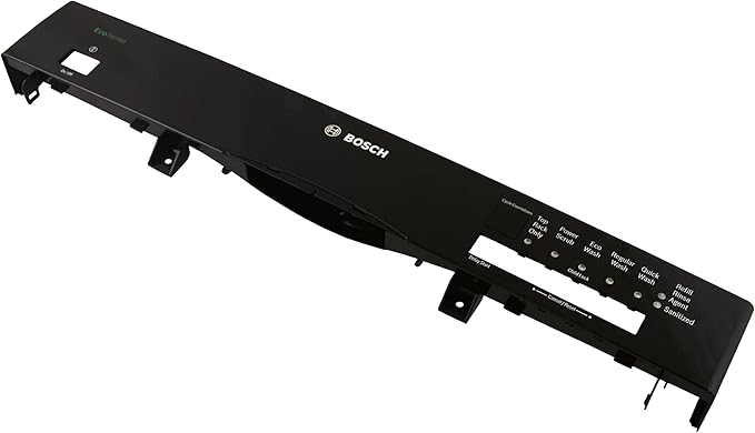 Bosch 00684290 Genuine OEM Control Panel (Black) for Bosch Dishwashers