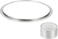 PATIKIL 16 Inch Duct Connector Flange, Metal Straight Pipe Exhaust Flange Duct Mounting Plate for Heating Cooling Ventilation HVAC System, Galvanize Steel