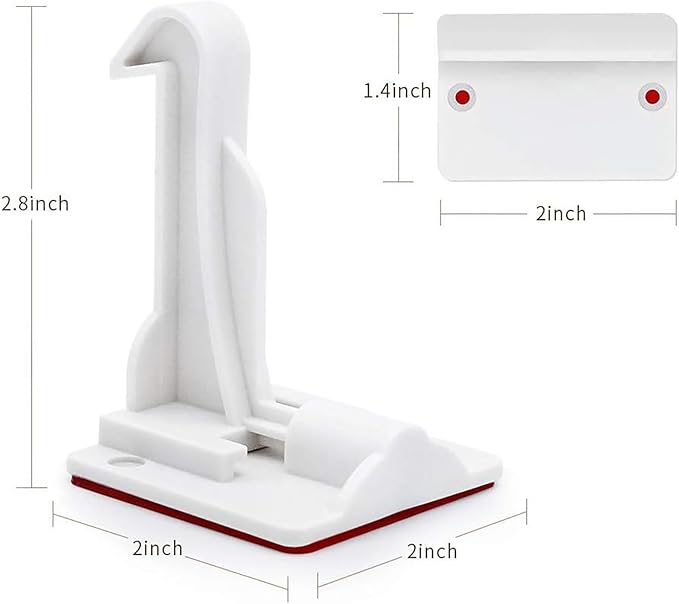 4 Pack Upgraded Invisible Baby Proofing Cabinet Latch Locks - No Drilling or Tools Required, Children Proof Cupboard Drawers Latches, Works with Most Cabinets and Drawers - Adhesive Easy Installation