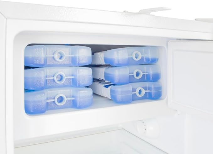 ACCUCOLD 20" Refrigerator - Freezer, Built-in, Undercounter, Breakroom, General Purpose, 2.68 cu.ft. Capacity, ADA Compliant, White - ADA302RFZLHD (Left Handed Door Swing)