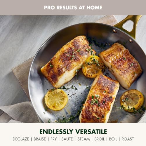 GreenPan Stainless Steel Tri-Ply Reserve 10” and 12” Frying Pan Skillet Set