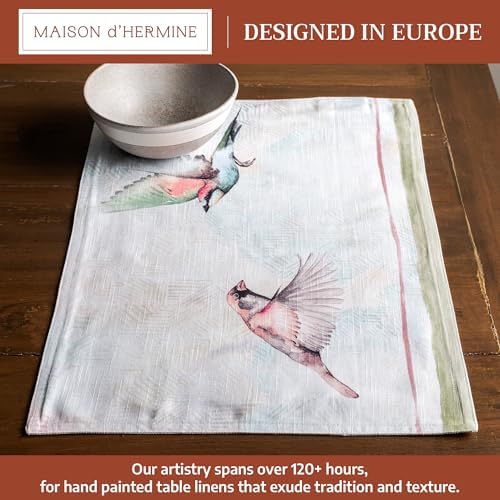 Maison d' Hermine Placemats Set of 4 Reusable 100% Cotton (13"x19")