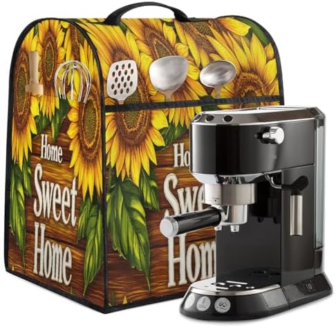 Sunflowers Wood Kitchen Aid Covers Foldable Washable Stand Mixer Dust Cover