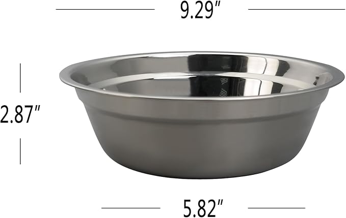 Zopnny 4 Pcs Stainless Steel Mixing Bowls, Metal Nesting Mixing Bowl, Prep Bowls for Meal Prep, Cooking, Baking