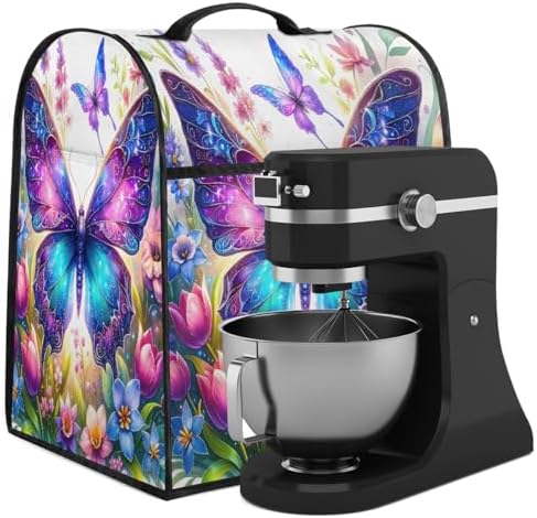Flower Butterfly Kitchen Aid Cover Foldable Washable Stand Mixer Dust Cover