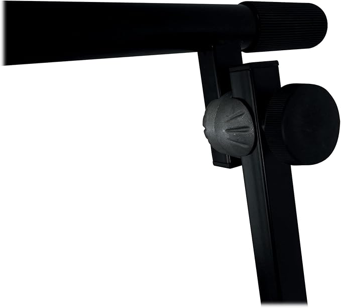 Rockville Z55 Z-Style 2-Tier Piano Keyboard Stand w/ Bag & Headphone Hook – Portable & Sturdy, Height & Width Adjustable, Fits 54/61/76/88-Key Electric Pianos & Keyboards – 250 lb Capacity