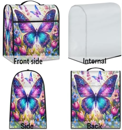 Flower Butterfly Kitchen Aid Cover Foldable Washable Stand Mixer Dust Cover