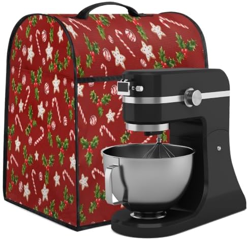 Christmas Kitchen Aid Cover Foldable Washable Stand Mixer Dust Cover