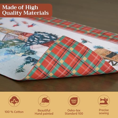 Maison d' Hermine Placemats Set of 4 Reusable 100% Cotton (13"x19")