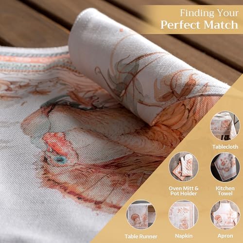 Maison d' Hermine Placemats Set of 4 Reusable 100% Cotton (13"x19")