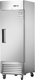 27" Commercial Freezer, Upright Freezer with 1 Solid Door, -8℉ ~ -2℉, 19 Cu.Ft Reach-in Freezer, Stainless Steel Interior and Exterior Construction, ETL and DOE