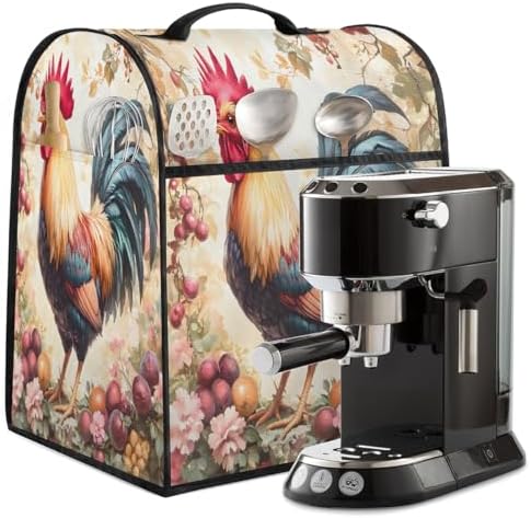 Rooster Animal Kitchen Aid Covers Foldable Washable Stand Mixer Dust Cover