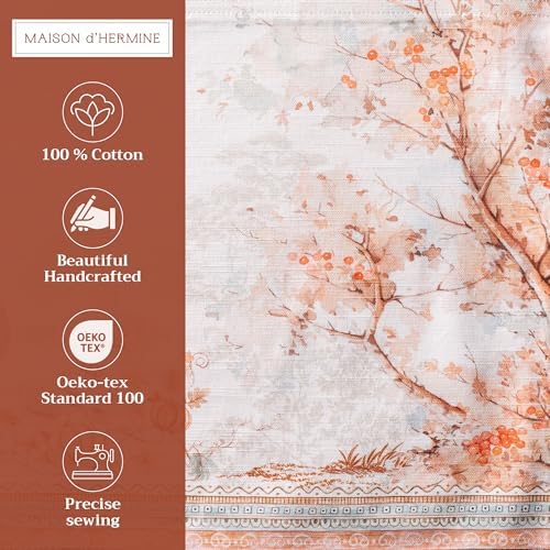 Maison d' Hermine Placemats Set of 4 Reusable 100% Cotton (13"x19")