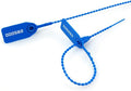 1000 Numbered Security Seals for First Aid Kit Plastic Zip Ties Disposable Self Locking Tamper Label for Cloth Fire Extinguisher 250mm (Dark Blue)