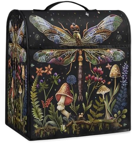 Animal Dragonfly Kitchen Aid Cover Foldable Washable Stand Mixer Dust Cover
