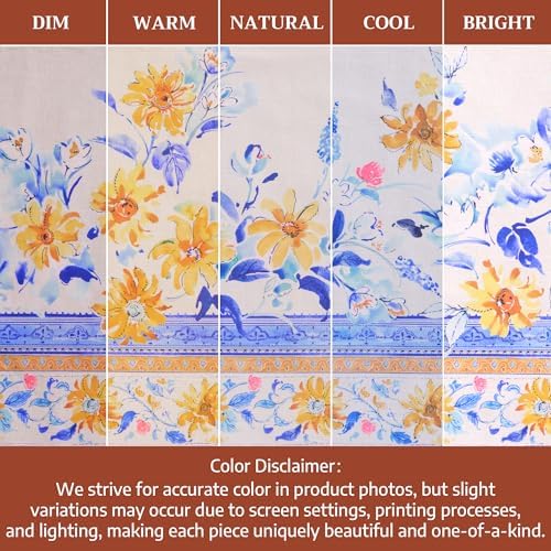 Maison d' Hermine Placemats Set of 4 Reusable 100% Cotton (13"x19")
