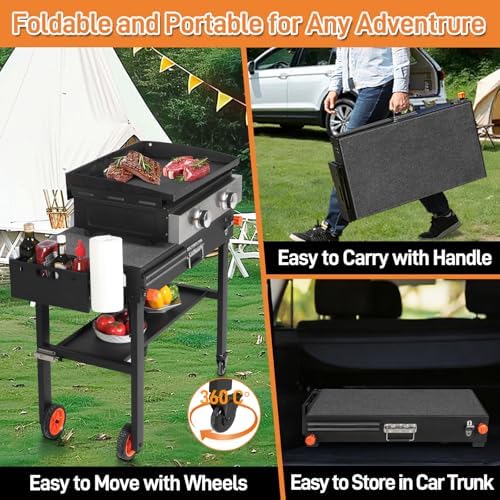 Outdoor Grill Table for Blackstone Griddle 17/22 inch