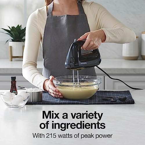 Proctor Silex Easy Mix 5-Speed Electric Hand Mixer with Bowl Rest