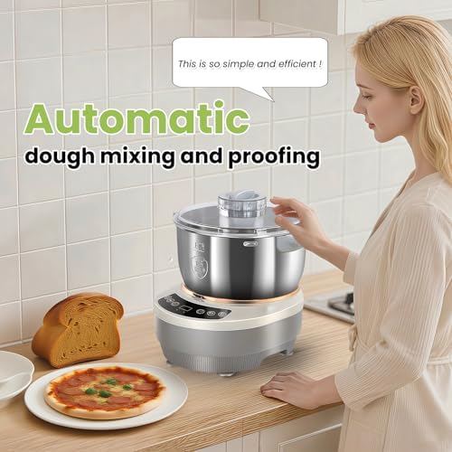 7L/7.37qt Dough Maker with Ferment Function, Electric Dough Maker