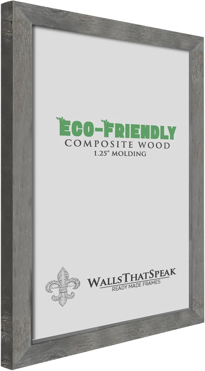 wallsthatspeak 11x14 American Barn Picture Frame for Puzzles Posters Photos or Artwork