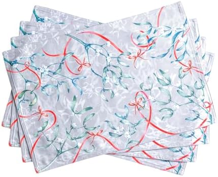 Maison d' Hermine Placemats Set of 4 Reusable 100% Cotton (13"x19")