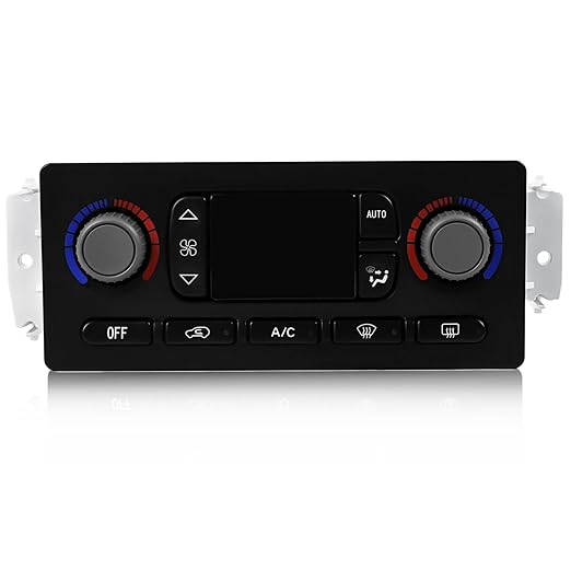599-211XD A/C Heater Climate Control Module Panel Switch for 2003 Chevy Silverado Suburban Tahoe Avalanche GMC Sierra Yukon Cadillac Escalade, OE# 15201969 10367042 15107730 15105215 15185639 15137655