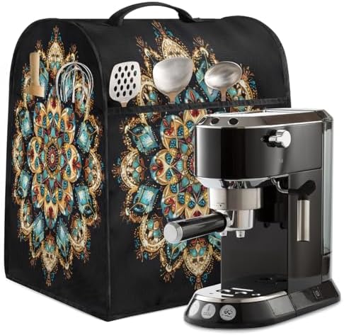 Mandala Flower Kitchen Aid Covers Foldable Washable Stand Mixer Dust Cover