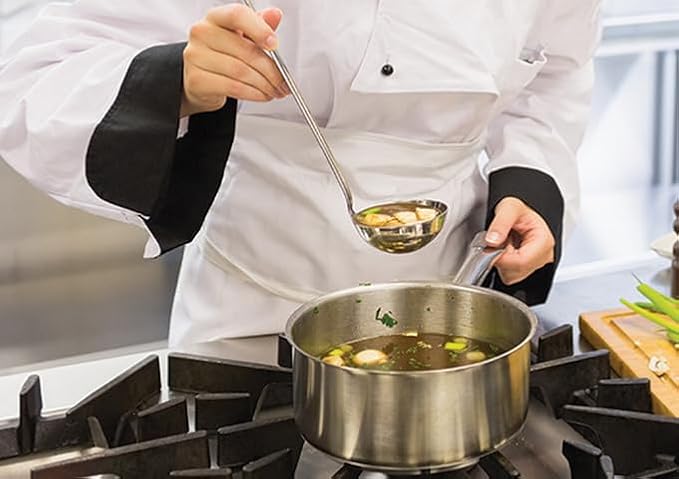 Winco Heavy-Duty Stainless Steel Sauce Pan with Lid, 2 Quart